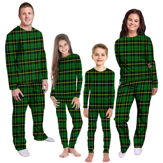 Wallace Hunting Green Tartan Plaid Pyjama Family Set