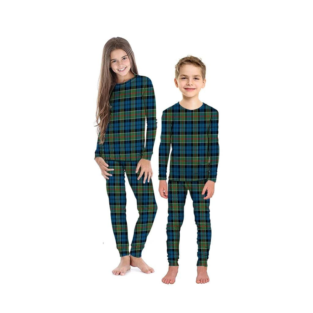 Colquhoun Ancient Tartan Plaid Pyjama Family Set