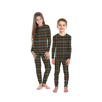 Gordon Weathered Tartan Plaid Pyjama Family Set