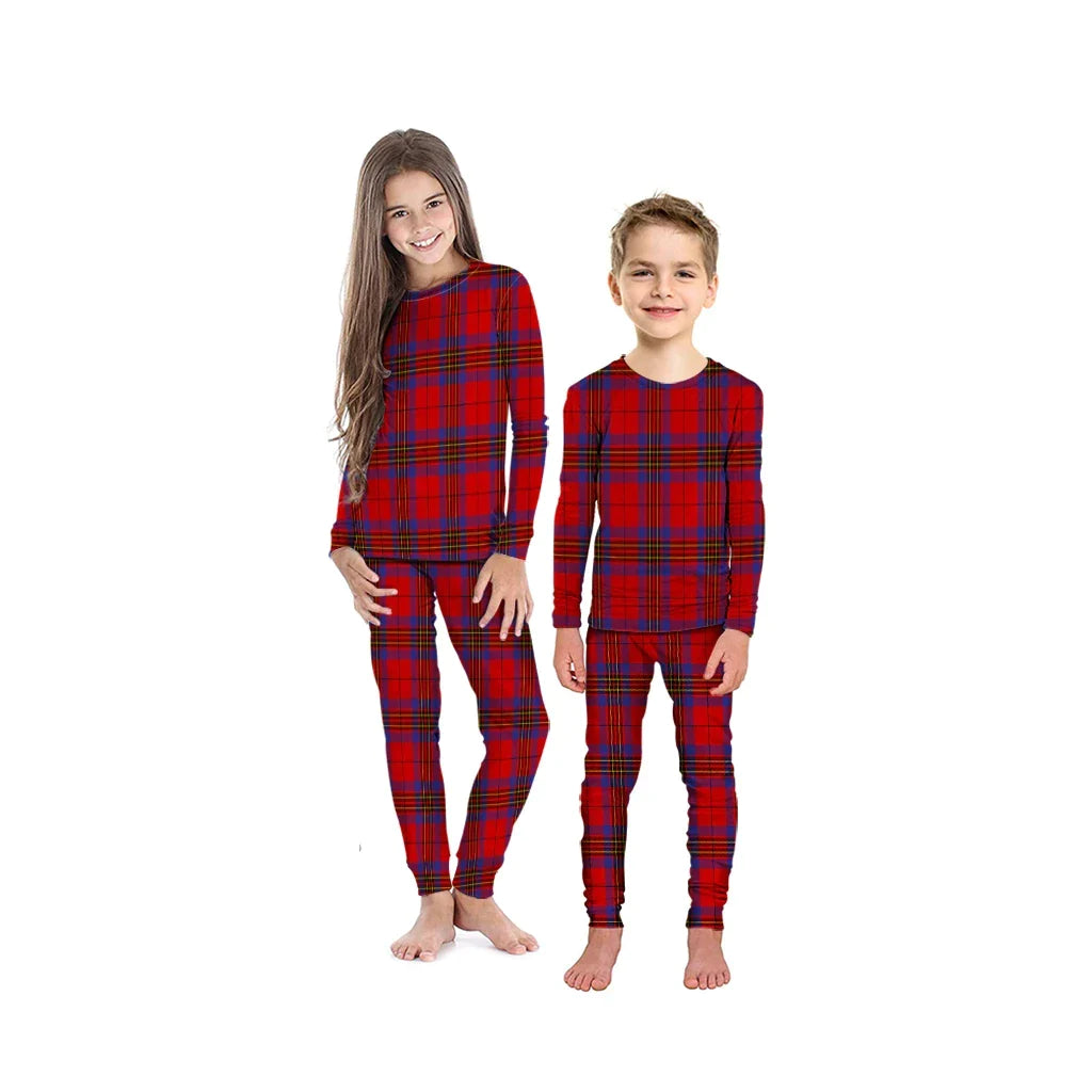 Leslie Modern Tartan Plaid Pyjama Family Set