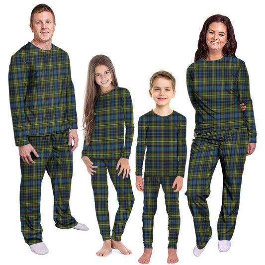 MacLellan Ancient Tartan Plaid Pyjama Family Set