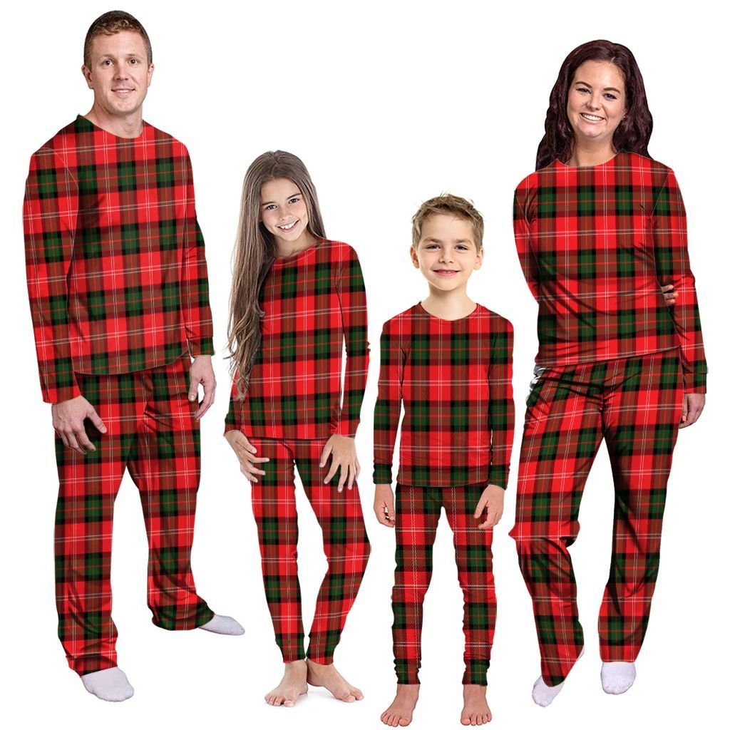 Nesbitt Modern Tartan Plaid Pyjama Family Set