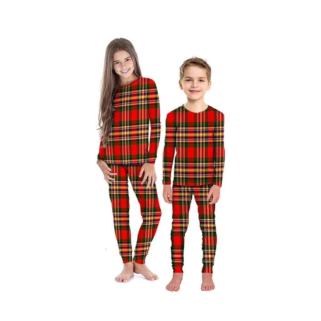 MacGill Modern Tartan Plaid Pyjama Family Set