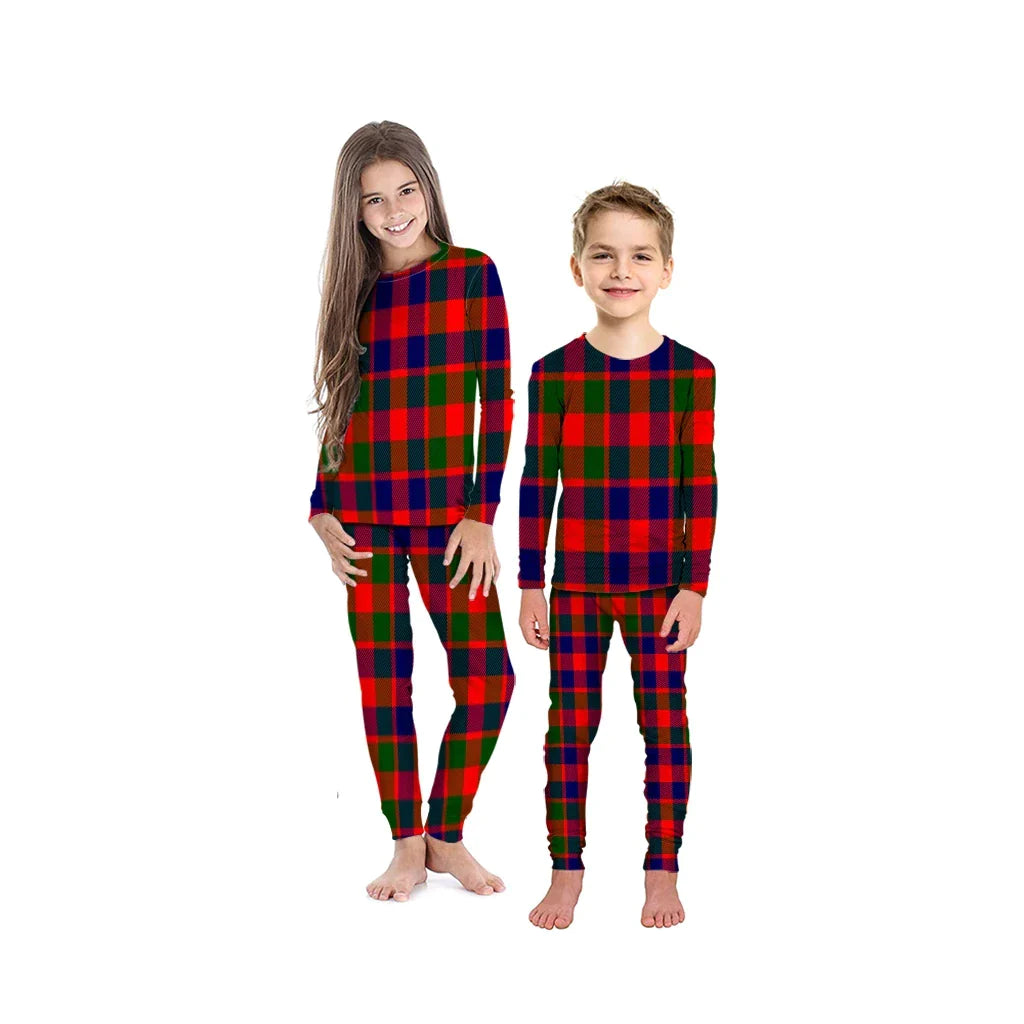 Gow of Skeoch Tartan Plaid Pyjama Family Set