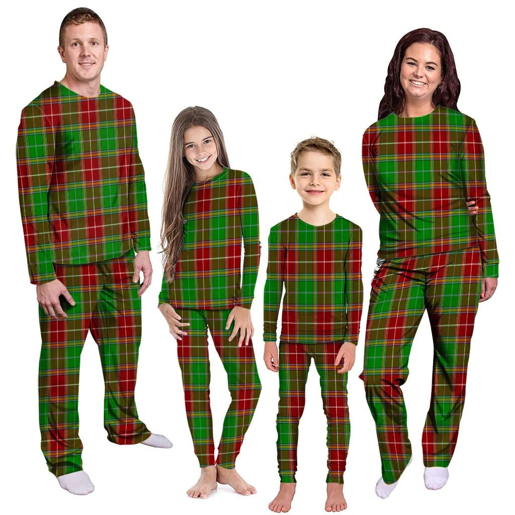 Baxter Modern Tartan Plaid Pyjama Family Set