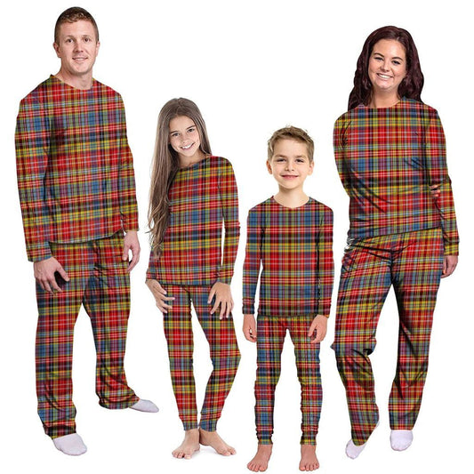 Drummond of Strathallan Tartan Plaid Pyjama Family Set