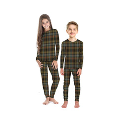 Stewart Hunting Weathered Tartan Plaid Pyjama Family Set