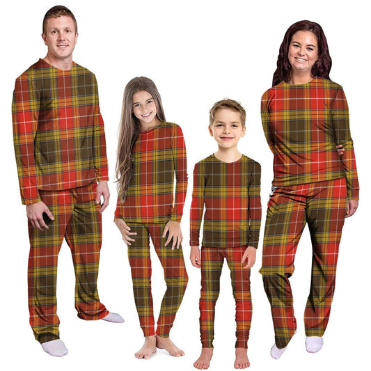 Buchanan Old Set Weathered Tartan Plaid Pyjama Family Set