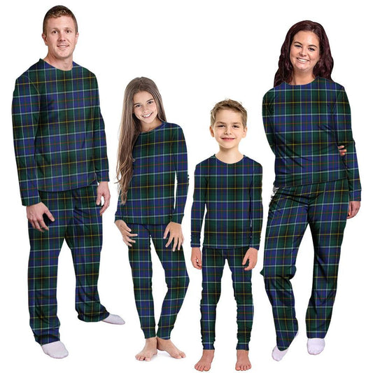 MacInnes Modern Tartan Plaid Pyjama Family Set