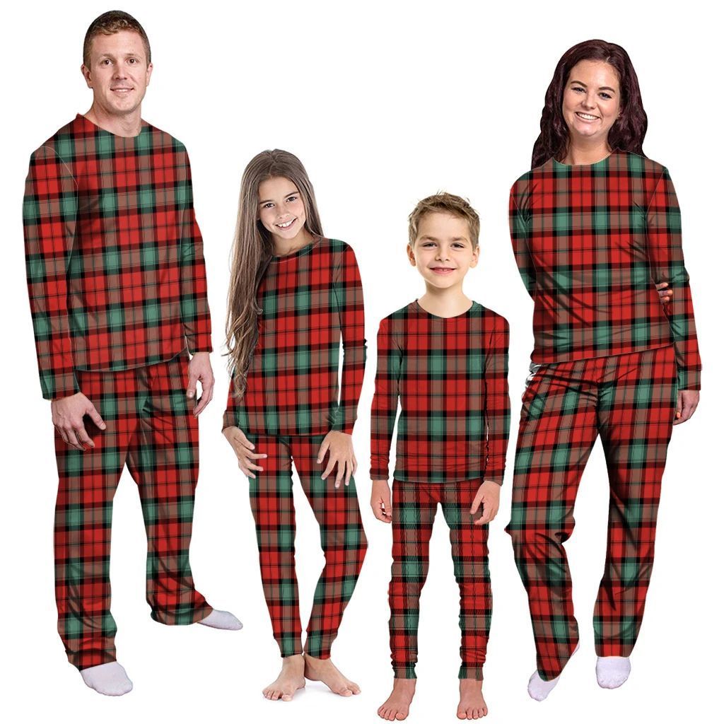 Kerr Ancient Tartan Plaid Pyjama Family Set
