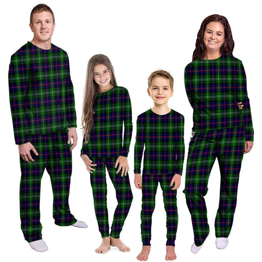 Sutherland Modern Tartan Plaid Pyjama Family Set