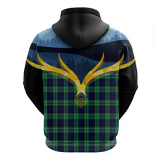Abercrombie Tartan Hoodie Night of Deer Style