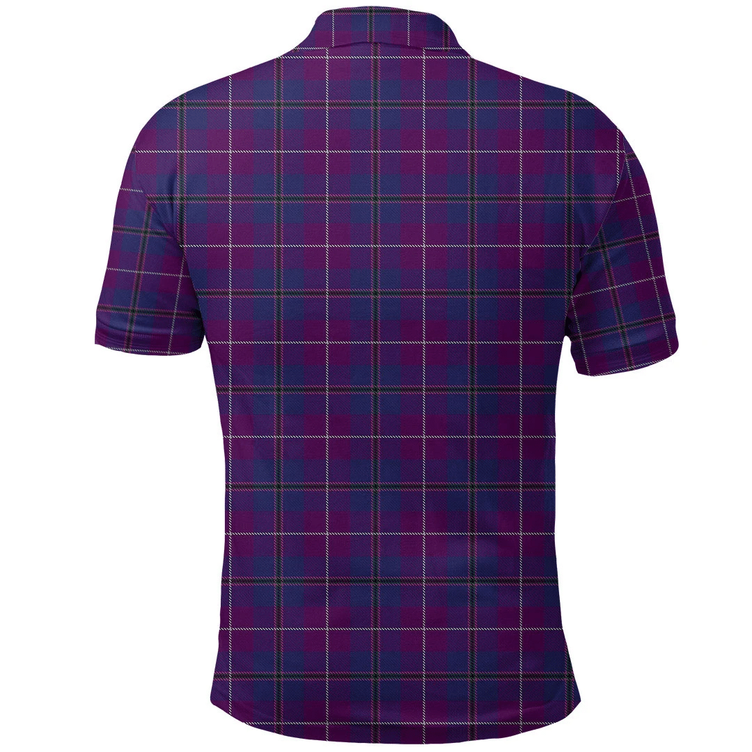 Pride of Glencoe Tartan Plaid Polo Shirt