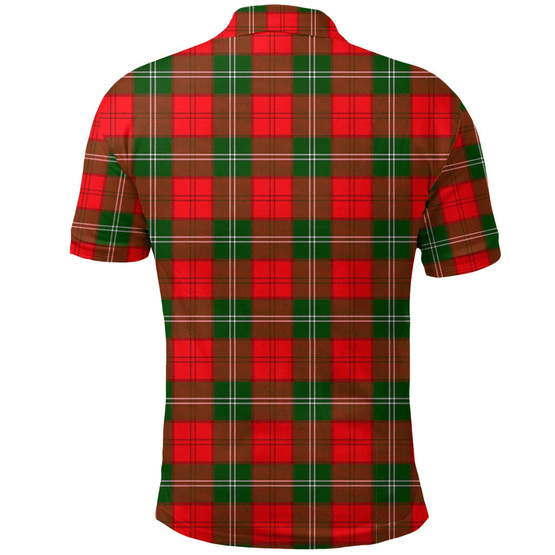 Lennox Modern Tartan Plaid Polo Shirt