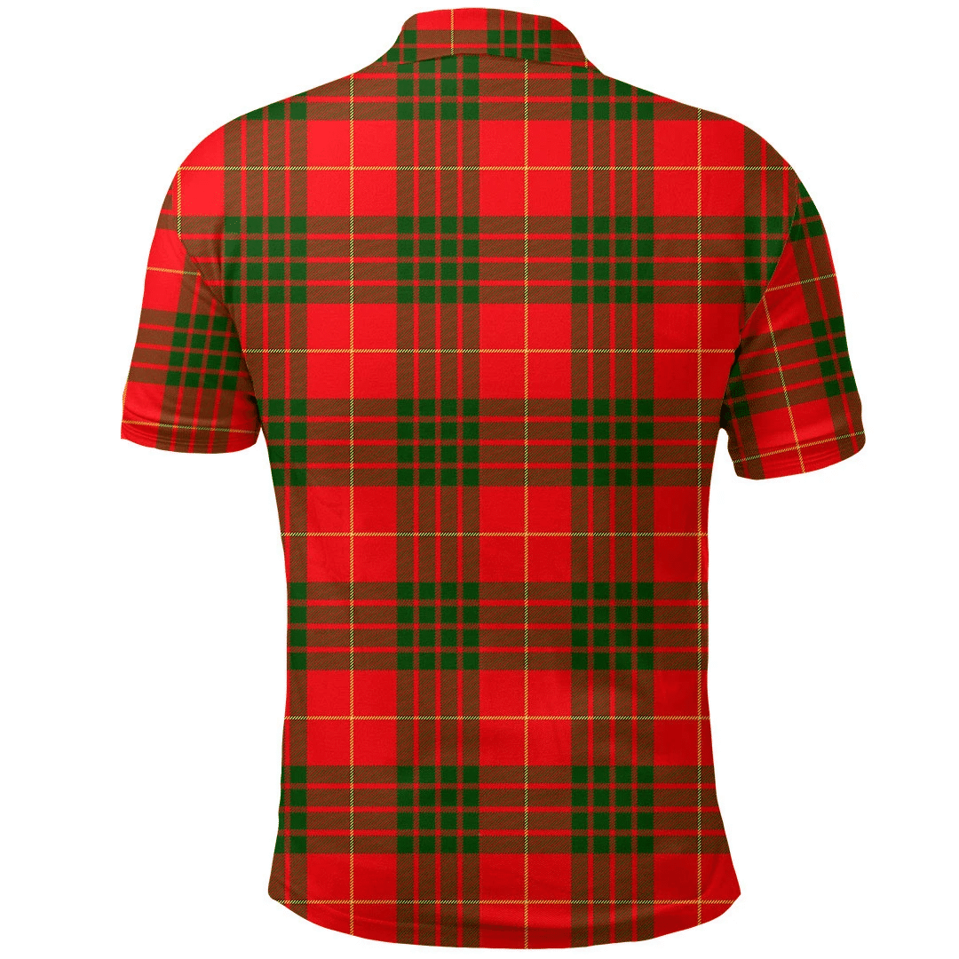 Cameron Modern Tartan Plaid Polo Shirt