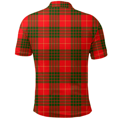 Cameron Modern Tartan Plaid Polo Shirt