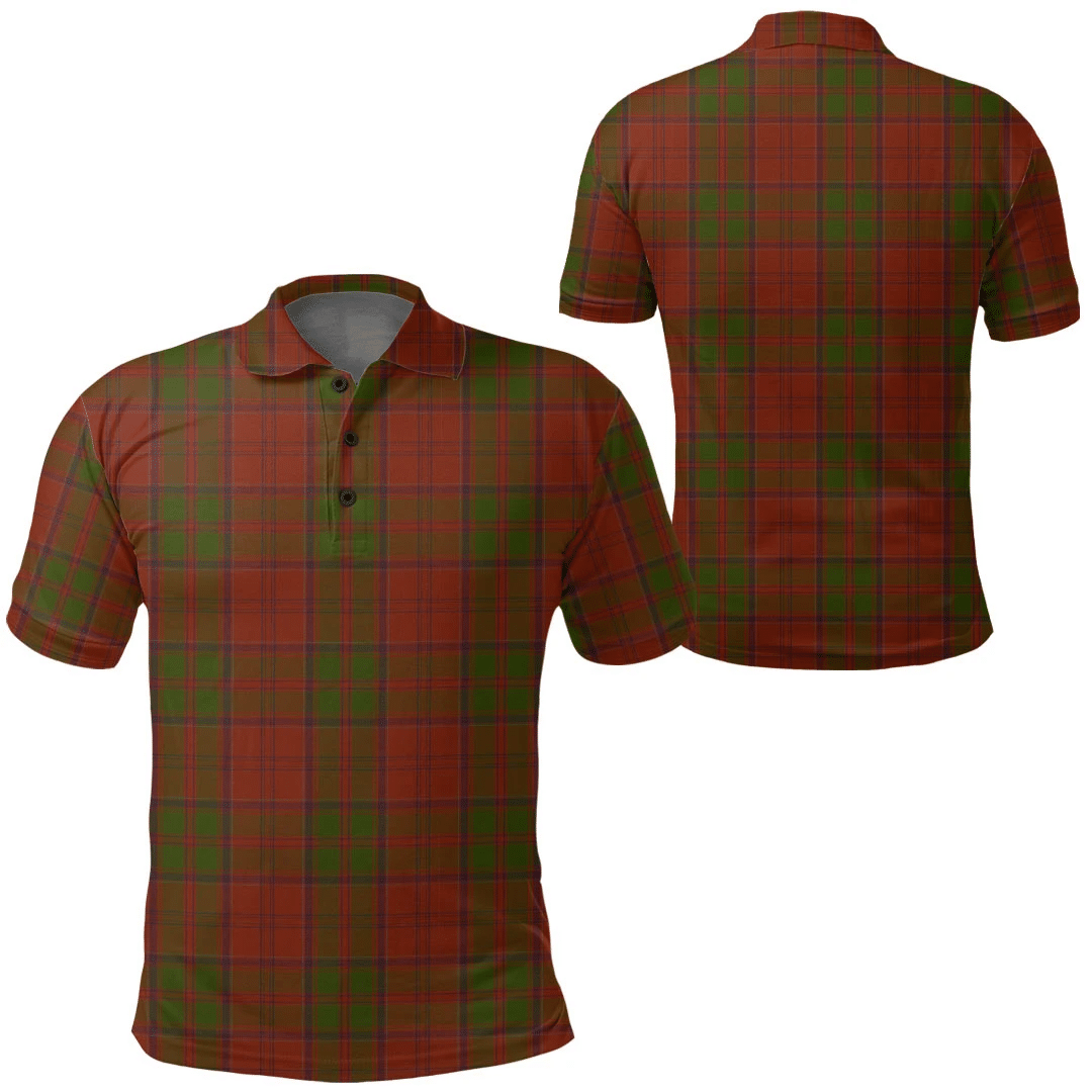 Drummond Clan Tartan Plaid Polo Shirt