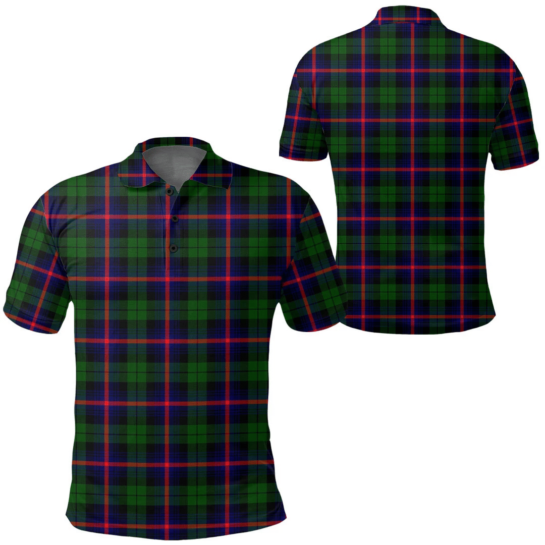 Urquhart Modern Tartan Plaid Polo Shirt