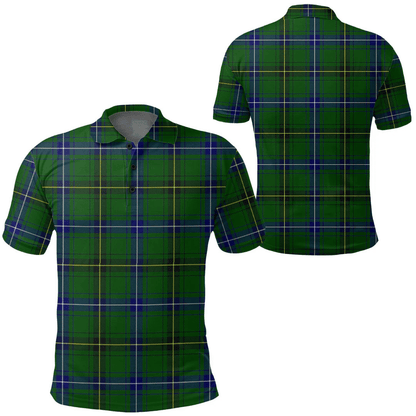 Henderson Modern Tartan Plaid Polo Shirt