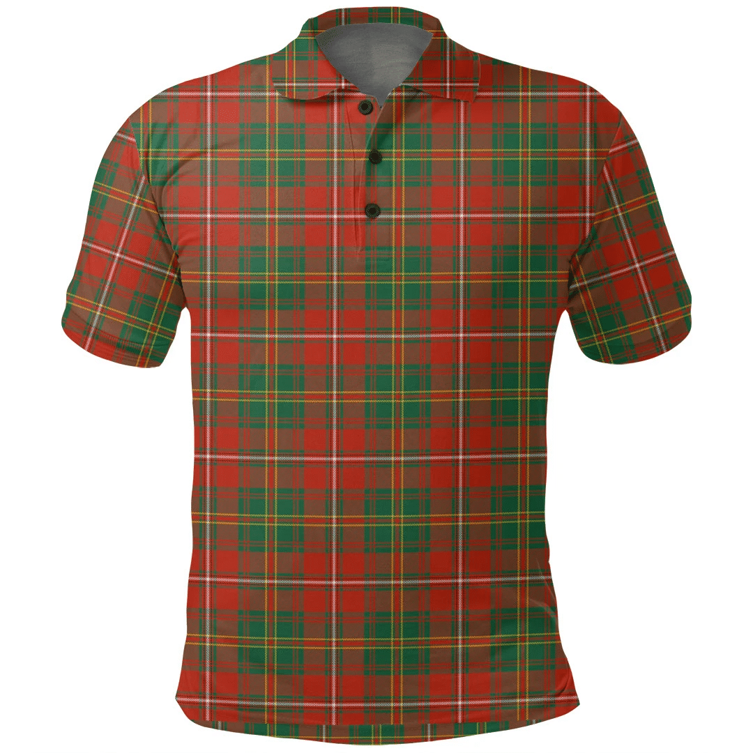 Hay Ancient Tartan Plaid Polo Shirt