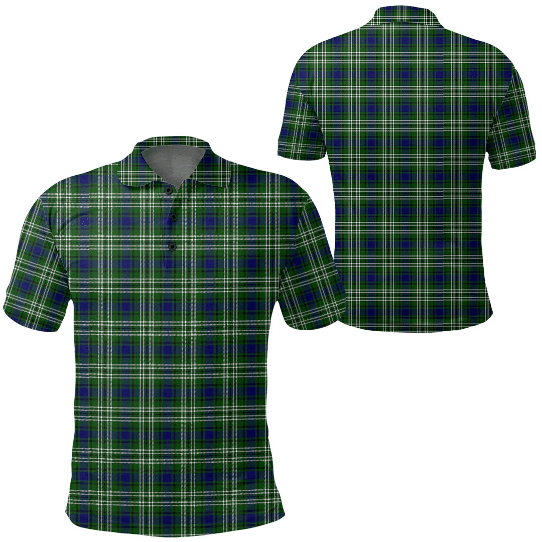 Tweedside District Tartan Plaid Polo Shirt