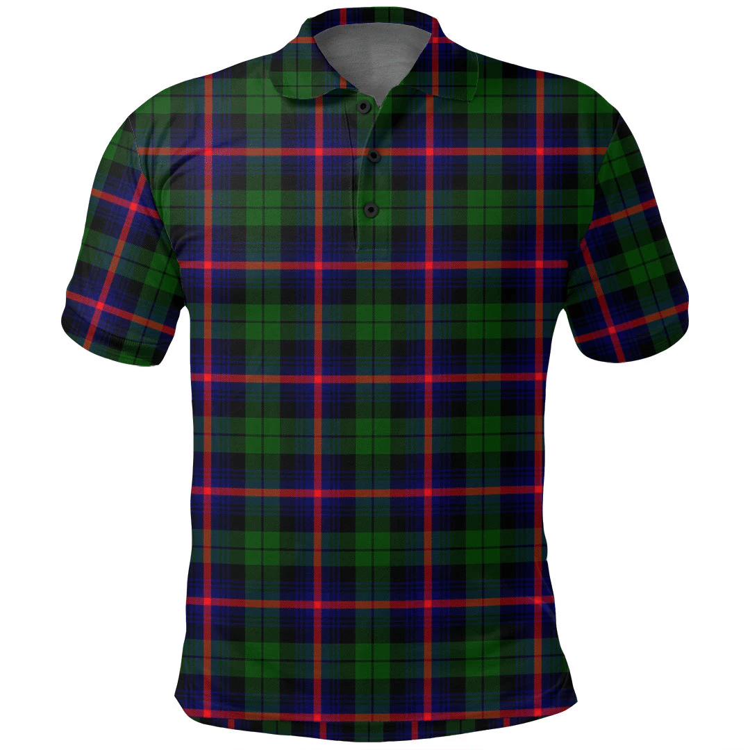 Urquhart Modern Tartan Plaid Polo Shirt