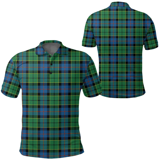 Forsyth Ancient Tartan Plaid Polo Shirt