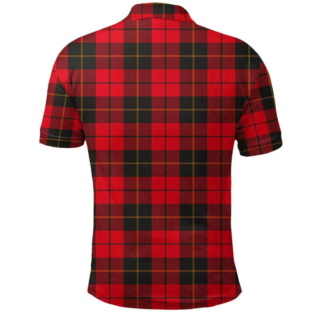 Wallace Weathered Tartan Plaid Polo Shirt