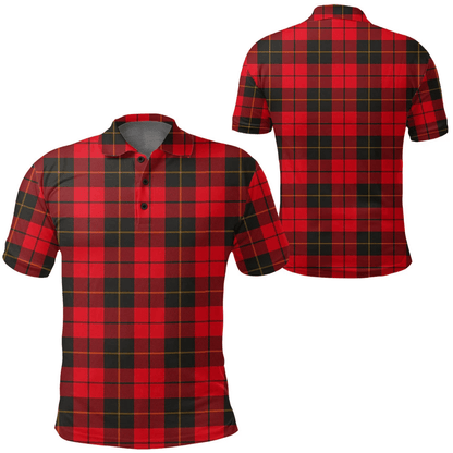 Wallace Weathered Tartan Plaid Polo Shirt