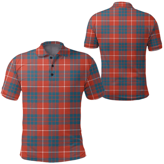 Hamilton Ancient Tartan Plaid Polo Shirt