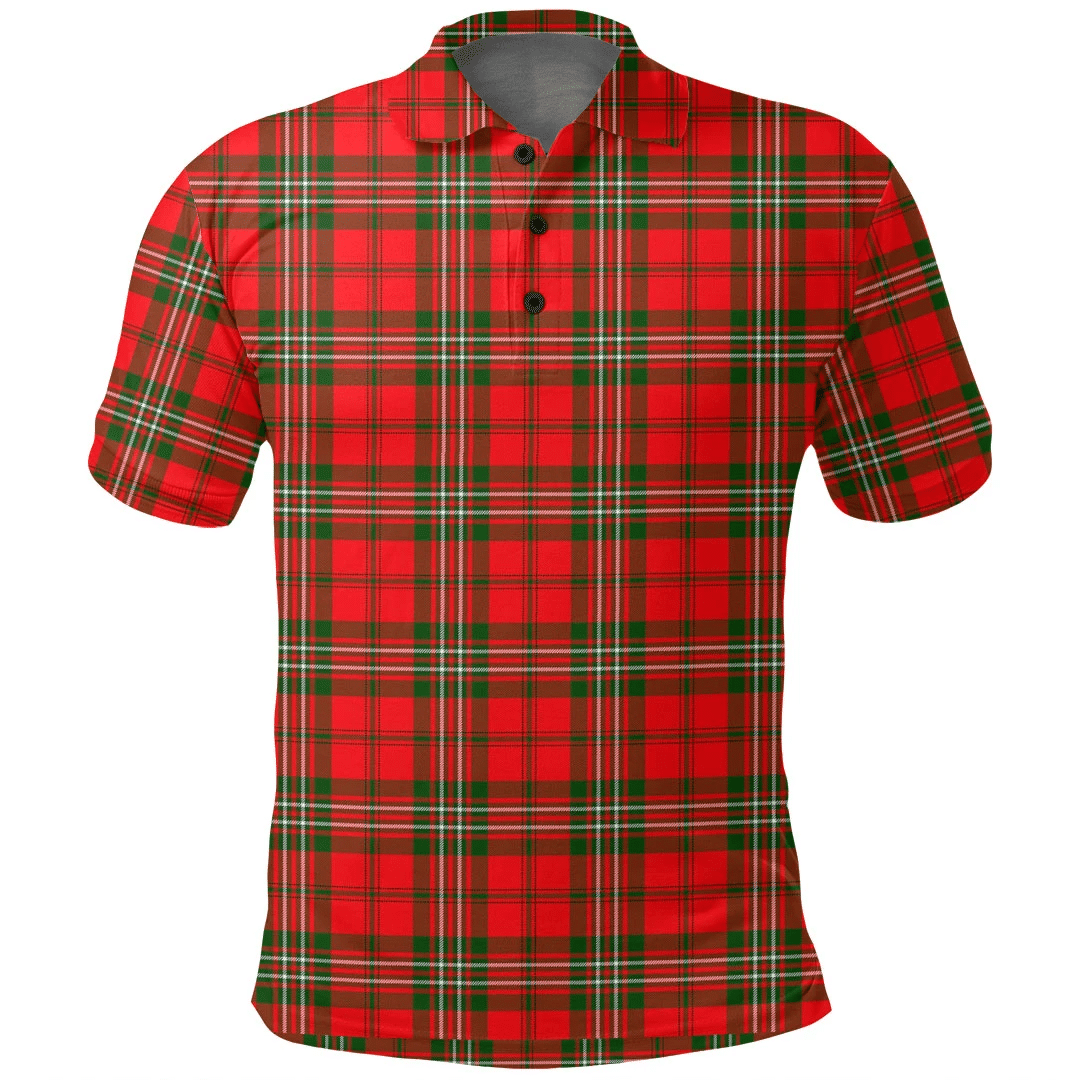 SCOTT MODERN Tartan Plaid Polo Shirt