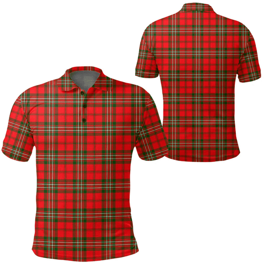 SCOTT MODERN Tartan Plaid Polo Shirt