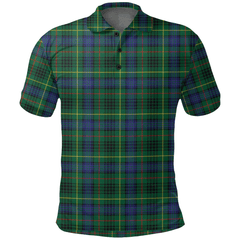 Stewart Hunting Modern Tartan Plaid Polo Shirt