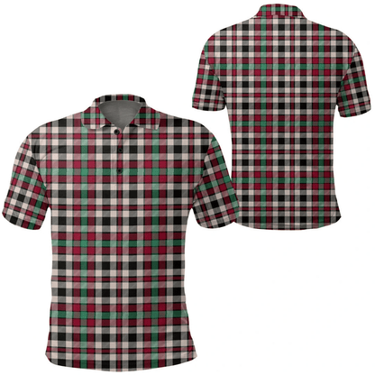 Borthwick Dress Ancient Tartan Plaid Polo Shirt