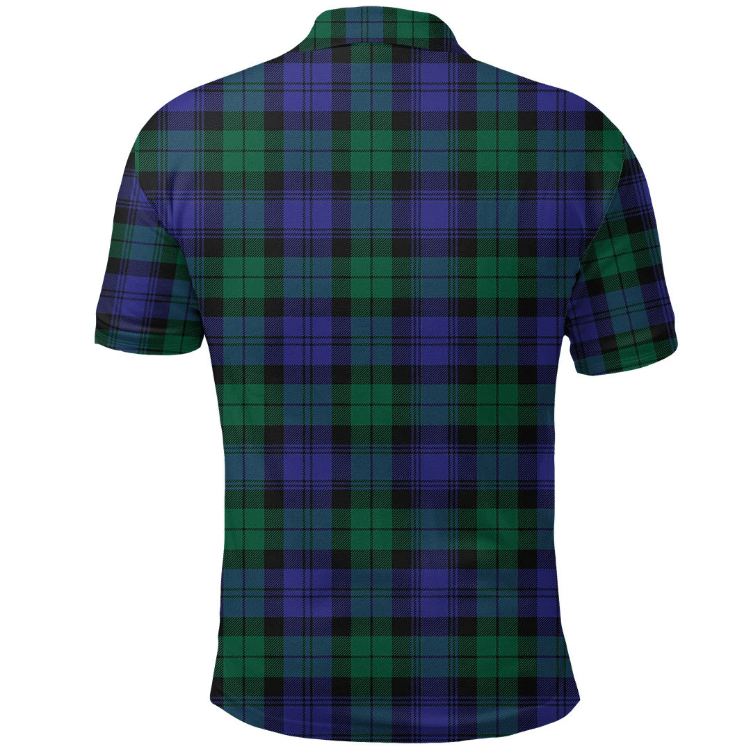 Blackwatch Modern Tartan Plaid Polo Shirt