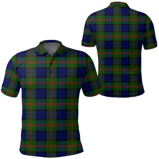 Dundas Modern Tartan Plaid Polo Shirt