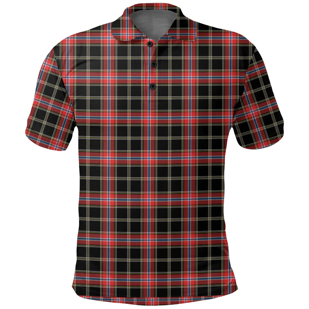 Norwegian Night Tartan Plaid Polo Shirt