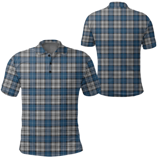 Napier Modern Tartan Plaid Polo Shirt