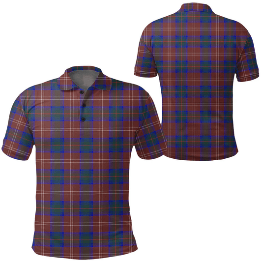 Chisholm Hunting Modern Tartan Plaid Polo Shirt