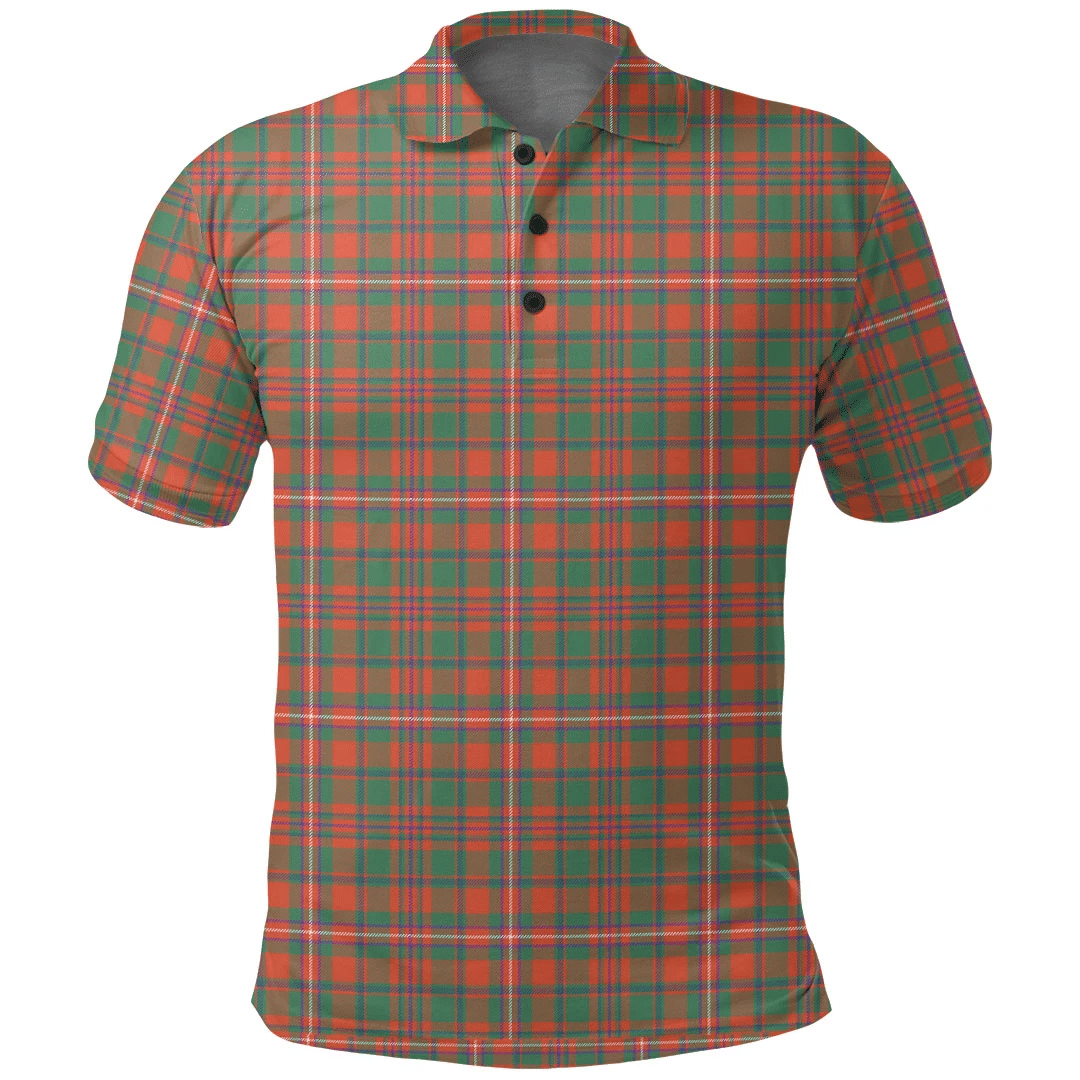 MacKinnon Ancient Tartan Plaid Polo Shirt