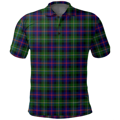 Malcolm Modern Tartan Plaid Polo Shirt