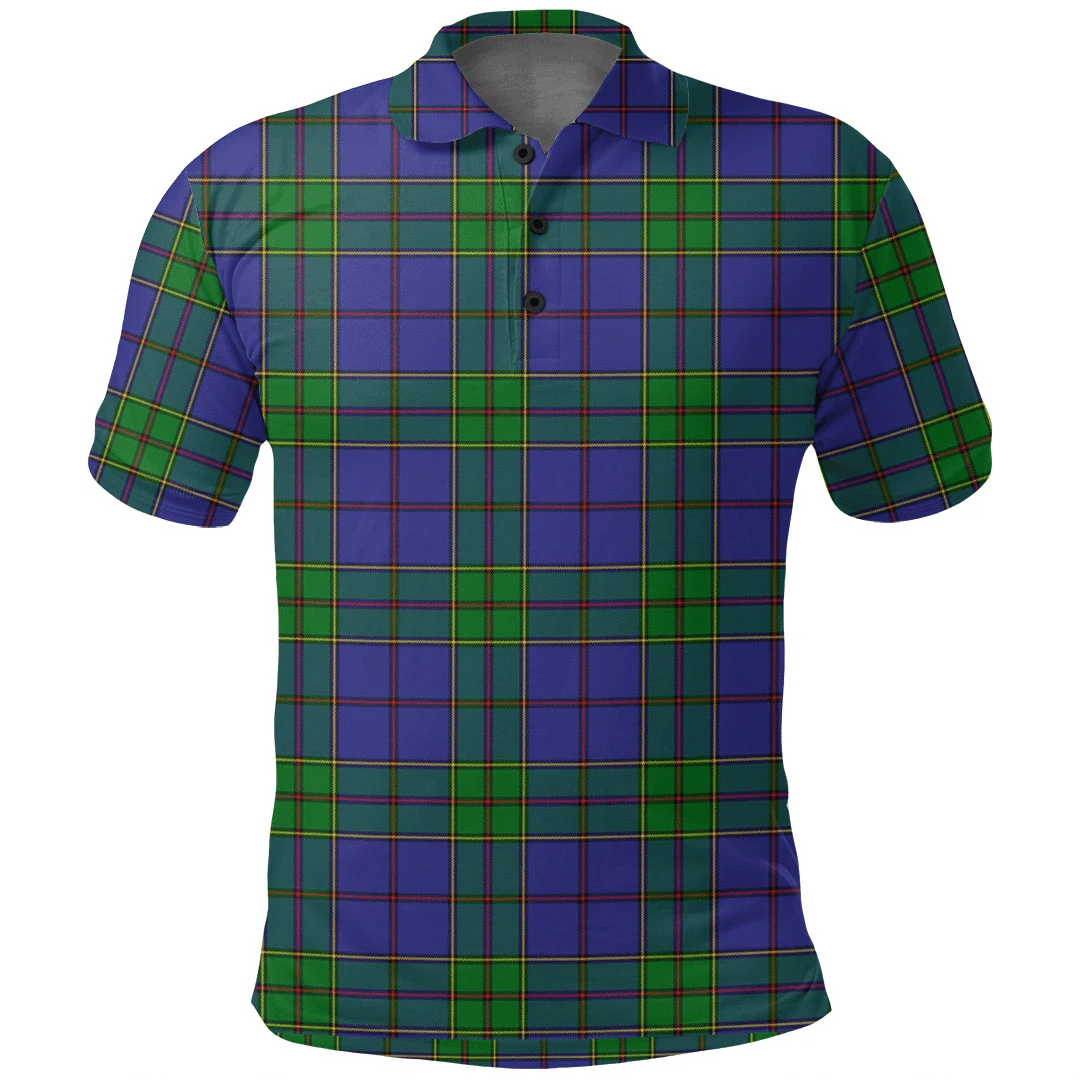 Strachan Tartan Plaid Polo Shirt