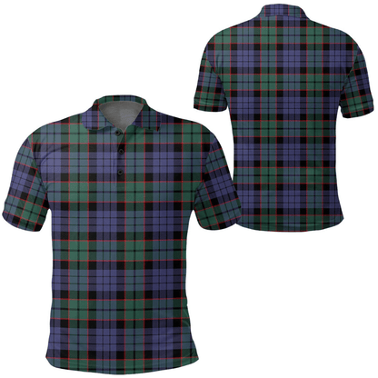 Fletcher Modern Tartan Plaid Polo Shirt