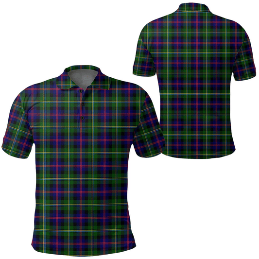 Malcolm Modern Tartan Plaid Polo Shirt