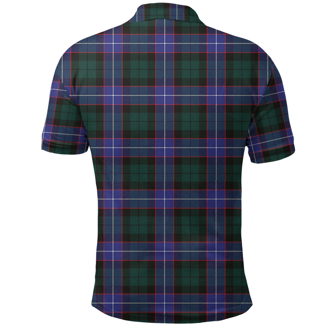 Hunter Modern Tartan Plaid Polo Shirt