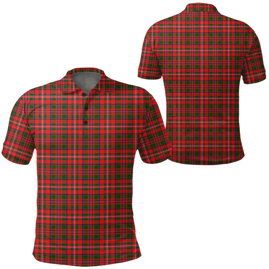 MacKinnon Modern Tartan Plaid Polo Shirt