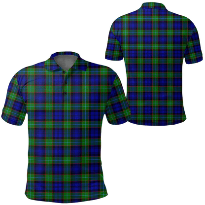 Sempill Modern Tartan Plaid Polo Shirt