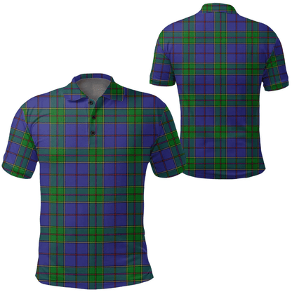 Strachan Tartan Plaid Polo Shirt