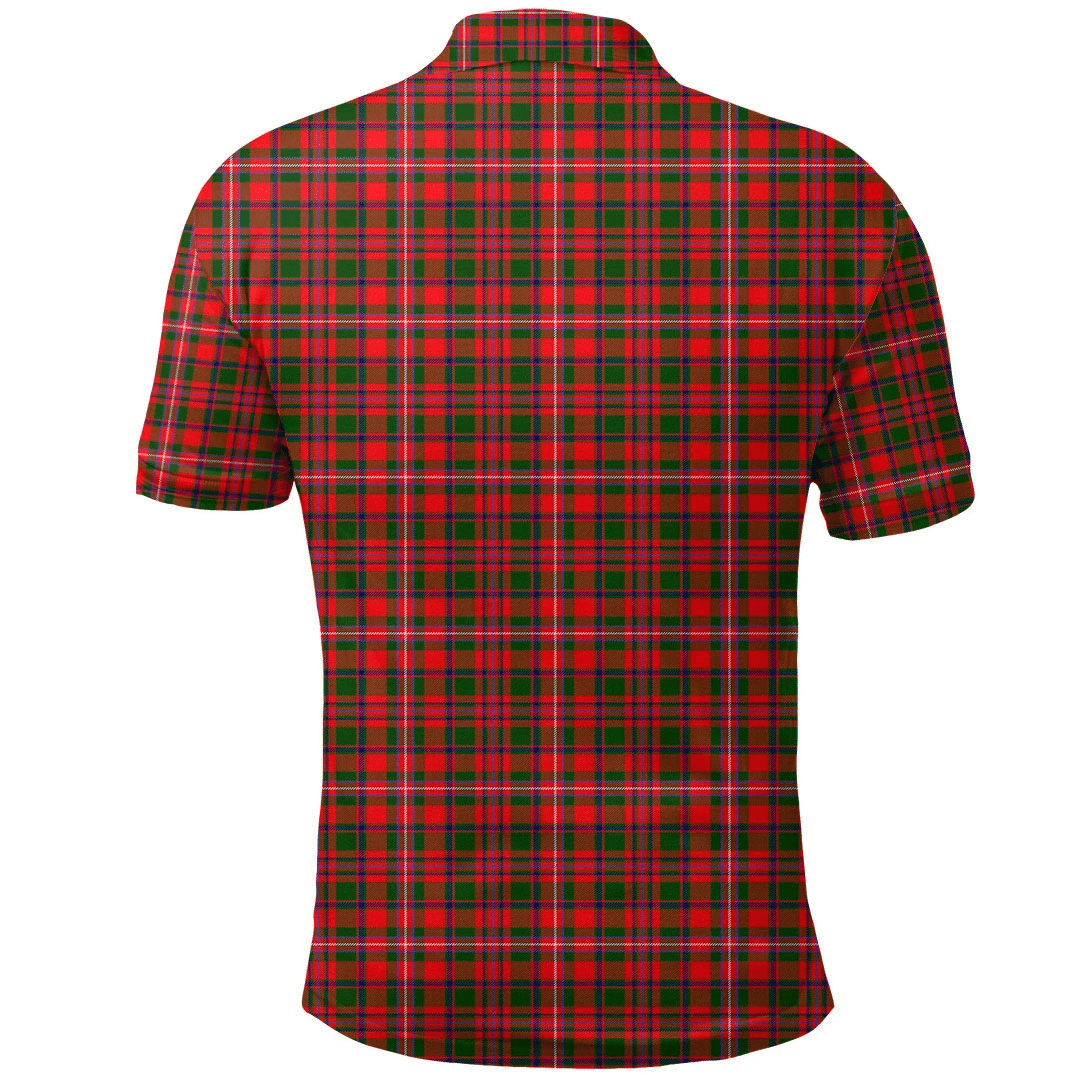 MacKinnon Modern Tartan Plaid Polo Shirt