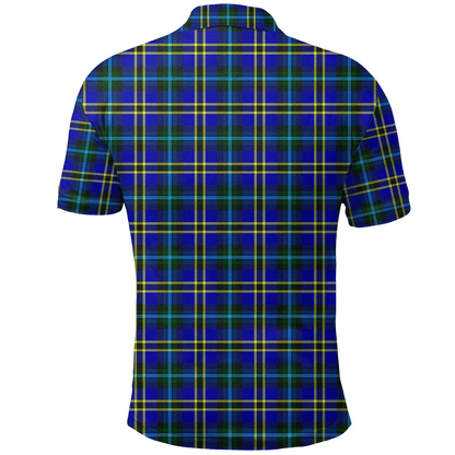 Weir Modern Tartan Plaid Polo Shirt